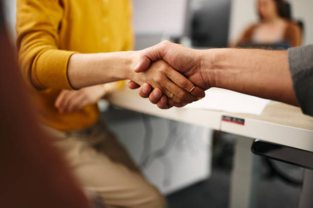 istock Successful deal in the office! 2140287507