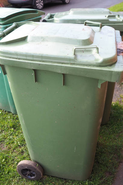 istock Green bin for garden waste 2140312246