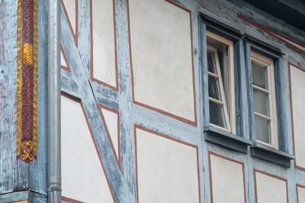 istock Details of a half-timbered house 2140405945