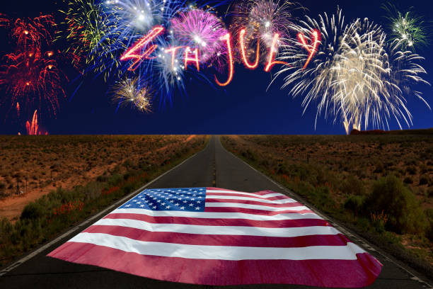 Fourth of July fireworks celebration