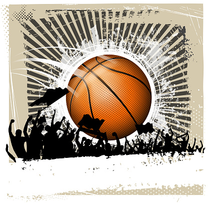 drawing of vector weekend basketball. Created by Illustrator CS6. This file of transparent.