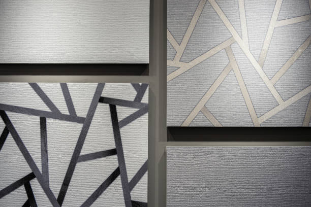 Wallpaper design, abstract background of art framed in minimalism