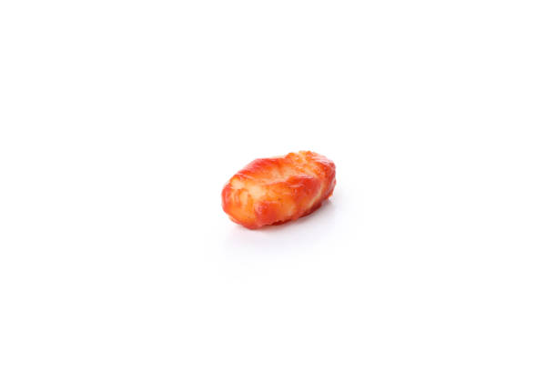 istock Potato gnocchi isolated on white background, close up 2140548333