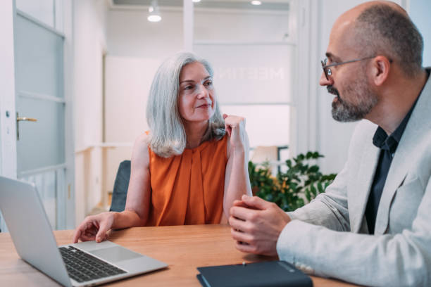 istock Business partners in meeting. 2140577423