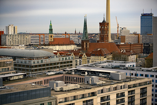 Skyline, in Spittelmarkt, Berlin, Germany, on Friday, 29th March, 2024.