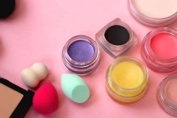 istock Various Beauty Products on Pink Background 2140624913