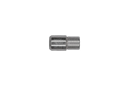 Matrix for holniten double-sided 9mm is isolated on white background. Matrix for installing metal fittings on garments