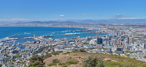 City scape of Cape Town , Western Cape, South Africa.
