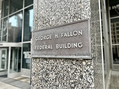 George H. Fallon Federal Building, Baltimore Maryland, April 1st 2024