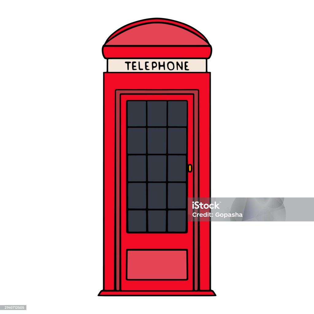 Phone Box Vector London Phone Box Vector Illustration Stock Illustration - Download ...