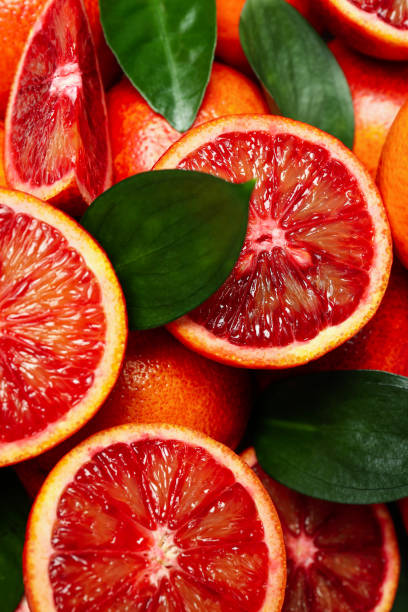 istock Concept of citrus with red orange, close up 2140732971