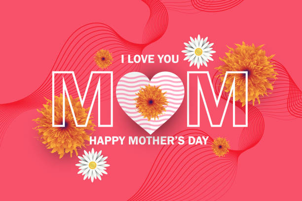 istock Mom text with flowers for mother's day 2140767154