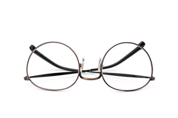 istock Eye glasses isolated on a white. 2140840601