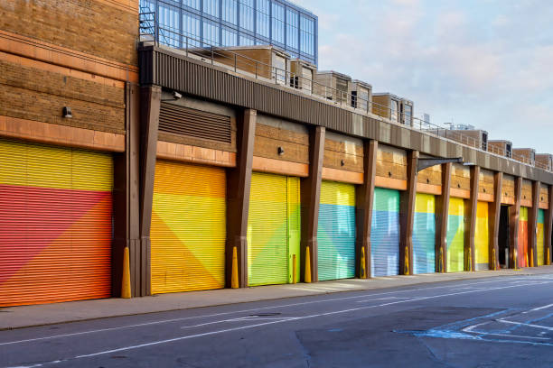 istock Multi coloured shutters in Greenwich Village 2140933424
