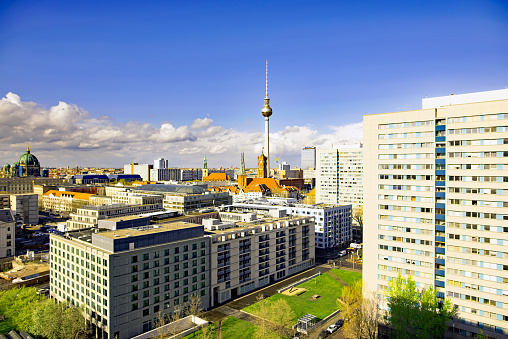 Skyline, in Spittelmarkt, Berlin, Germany, on Monday, 1st April, 2024.