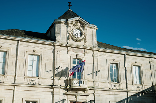 Castelnaudary city hall building in France
