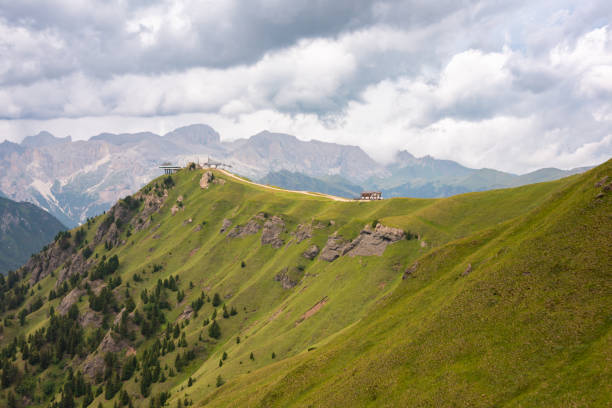 istock Dolomite alps in Italy, scenic mountain landscape 2140990559