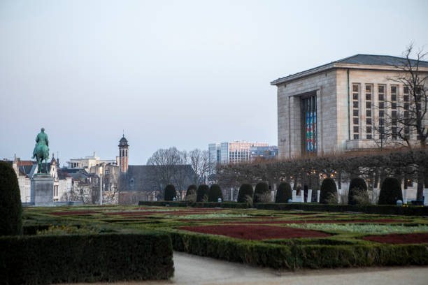 istock Brussels city skyline at dawn 2141087475