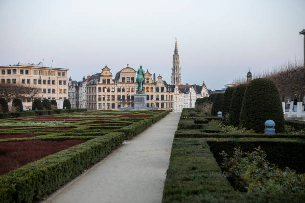 istock Brussels city skyline at dawn 2141088921