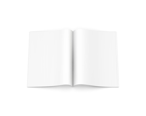 An image of a Magazine isolated on a white background