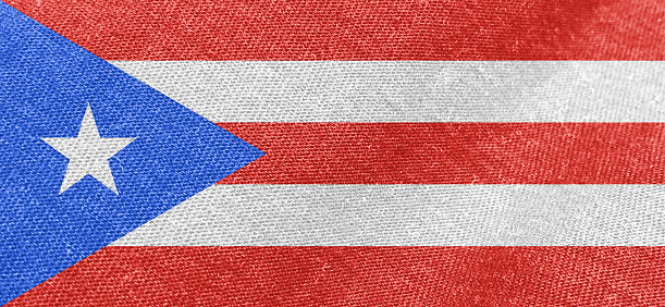 A waving flag of Cuba