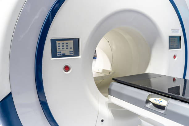 istock close up view of modern MR medic device with details. 2141270680