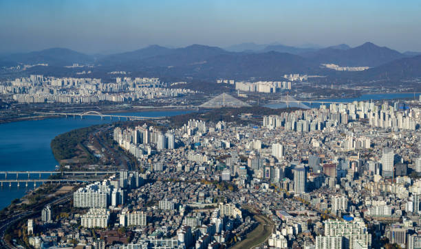 istock Seoul and the Han River in South Korea 2141297797