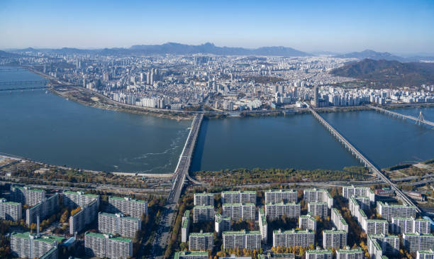 istock Seoul and the Han River in South Korea 2141297805