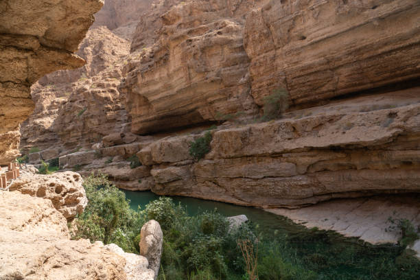 istock Picturesque gorge Wadi Shab in Oman 2141438355