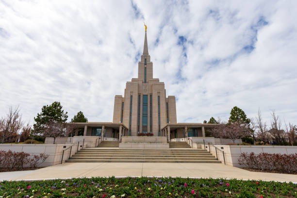 istock Oquirrh Mountain Utah Temple 2141496432