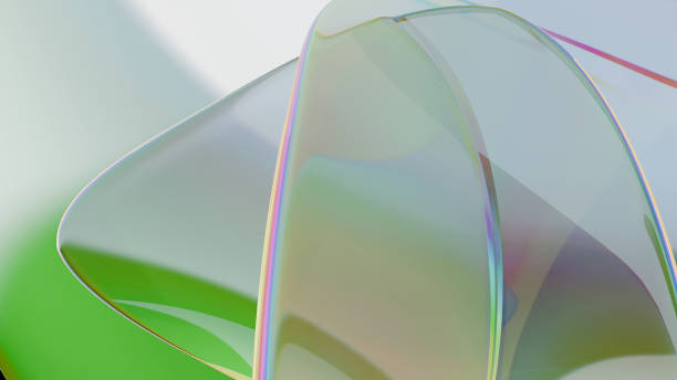 istock Abstract cg geometric glass texture wallpaper illustration 2141536240