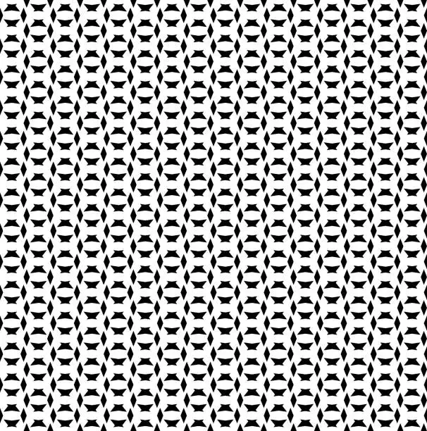 Vector illustration of Vector seamless pattern, simple ethnic texture