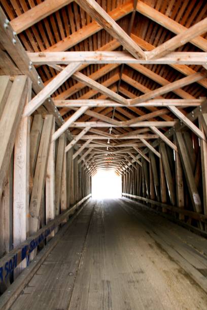 istock Lowes Covered Bridge in Guilford Maine 2141676795