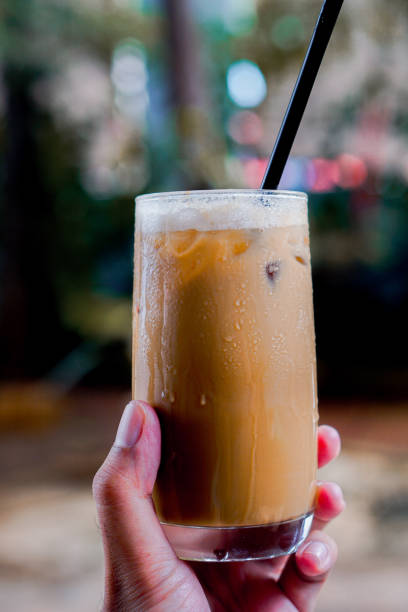 istock a glass of iced milk coffee 2141805866