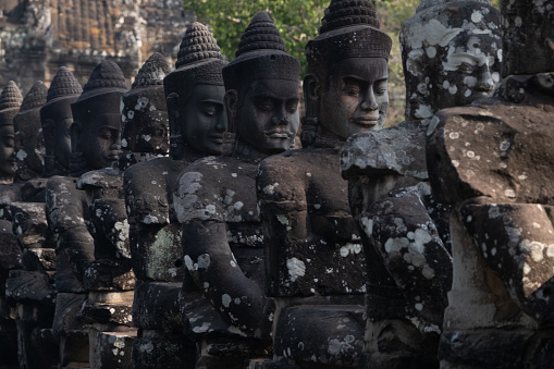 Angkor thom,the most famous  religious site in Cambodia