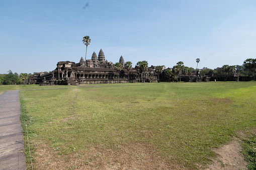 angkor wat, the most famous archeological site, Cambodia