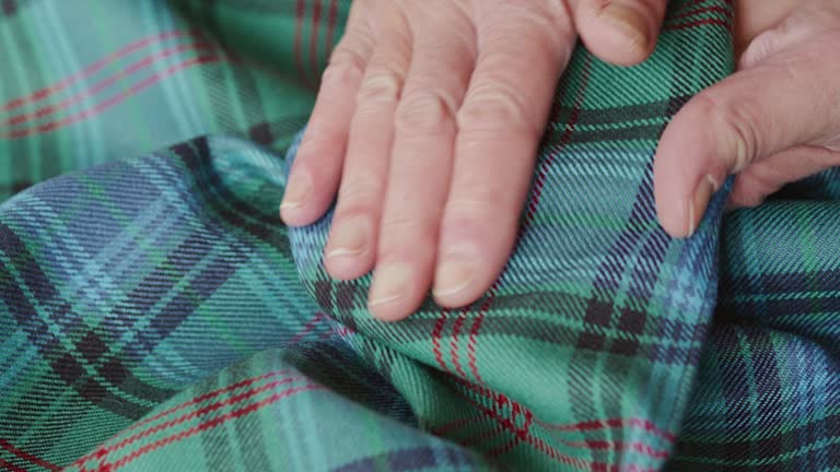 Scottish tartan fabric Lochcarron Hunting Ancient