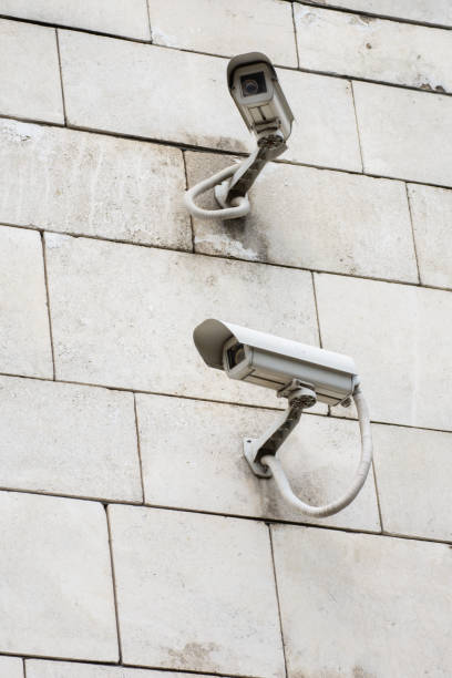 istock Surveillance Security Camera or CCTV in for protection system in Timisoara,Romania 2021 2141871178