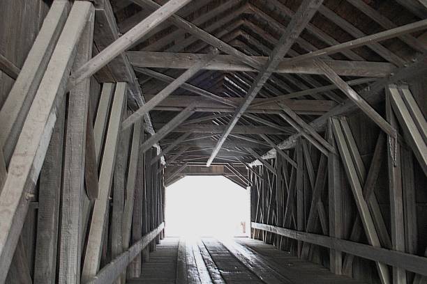 istock Robyville Covered Bridge in Maine 2141874388