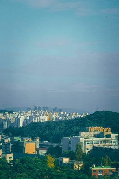istock Looking at a corner of Seoul from above 2141878727