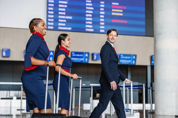istock Air Crew Ending Their Shift At The Airport 2142009463