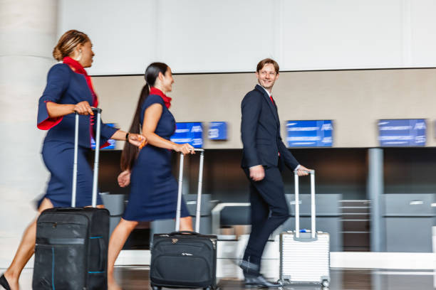 istock Air Crew Ending Their Shift At The Airport 2142009468