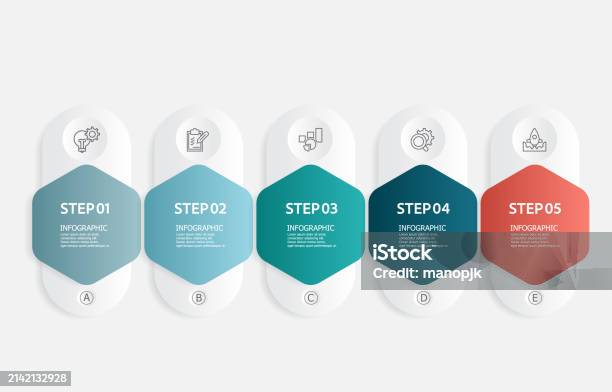 infographics timeline glassmorphism hexagon button... Hexagon Infographics Timeline Business Workflow Data Steps Report ...