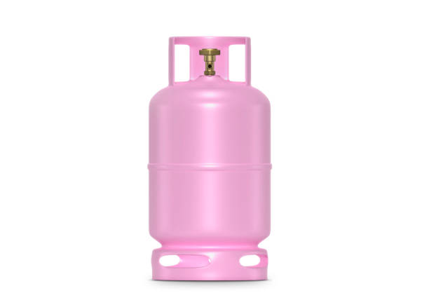 istock pink gas tanks isolated on white background 2142134087