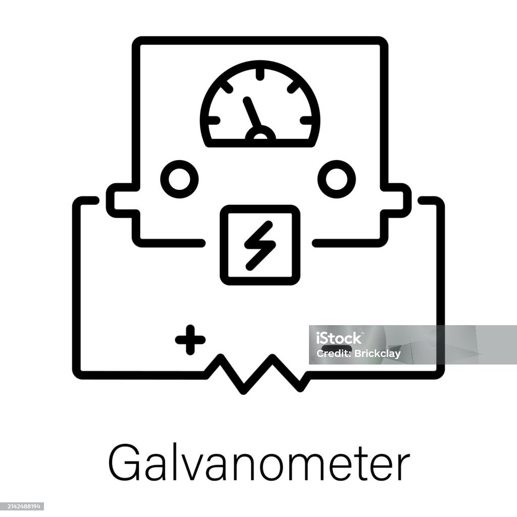 Galvanometer Chart Galvanometer Stock Illustration - Download Image Now - Chemistry ...