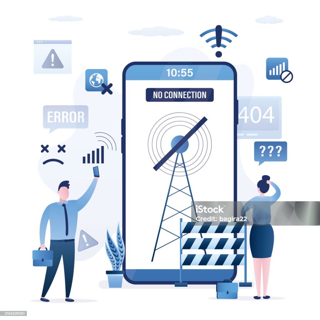 Working Without Internet Users Without Internet Connection Wifi Unavailable Wifi Has No Internet ...