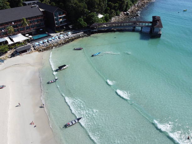 Perhentian Island view from top during day time