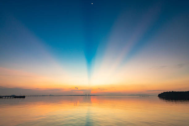 istock Penang Bridge view during dawn indicating good tourism in Malaysia 2142622475