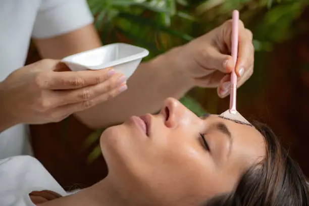 Photo of Glycolic acid skin revitalization, a popular skincare treatment known for improving skin texture and complexion