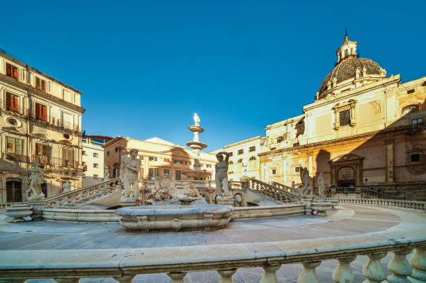 istock Piazza Pretoria in Palermo 2142732424